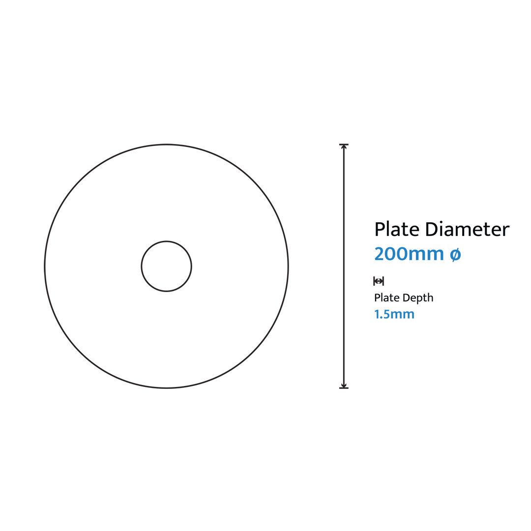 Calibo Crest 200mm round Back Plate Only- ACCESSORIES