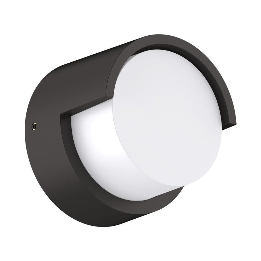 LIVI-5 Round 5W 240V IP65 down Exterior wall light Black Small WALL LIGHT