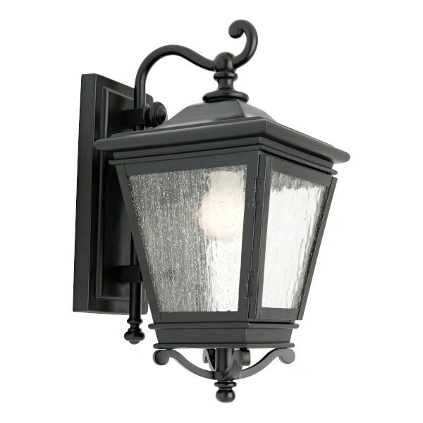Cougar Nottingham 1lt Black WALL LIGHT