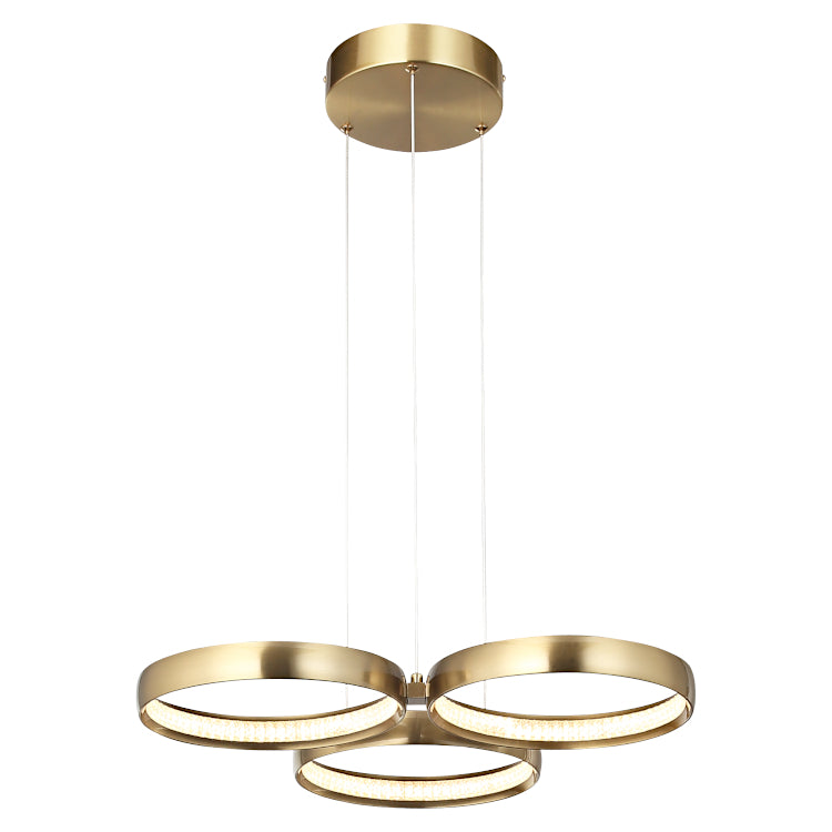 Cougar Olympus LED Pendant Gold 3 light Pendant