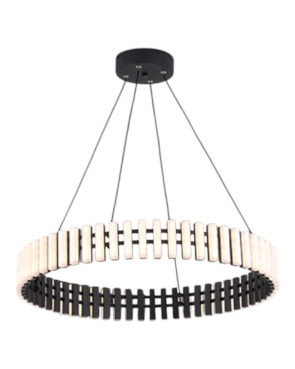 Piano Keys Suspension Black pendant 1 ring Pendant