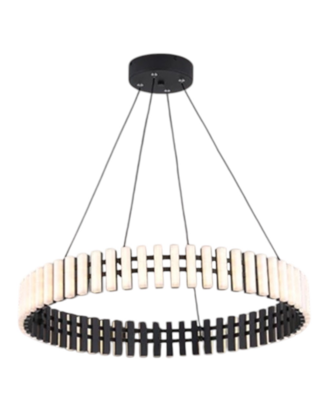 Piano Keys Suspension Black pendant 1 ring Pendant