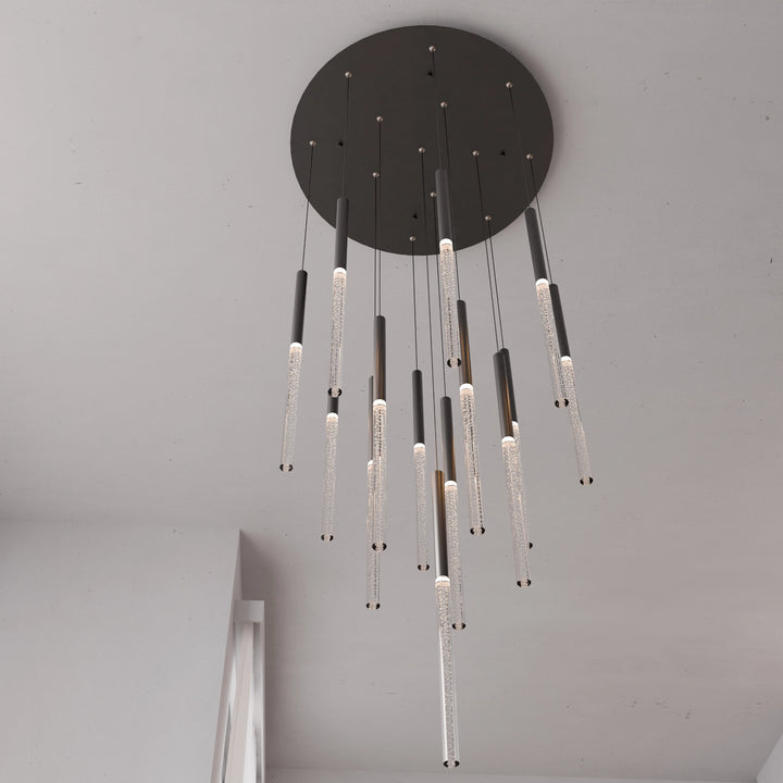 Calibo Rhea 14 Light Pencil Drop LED Pendant Pendant
