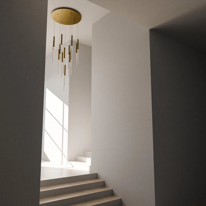 Calibo Rhea 14 Light Pencil Drop LED Pendant Pendant