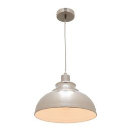 Cougar Risto 1lt Pendant Satin Chrome Pendant