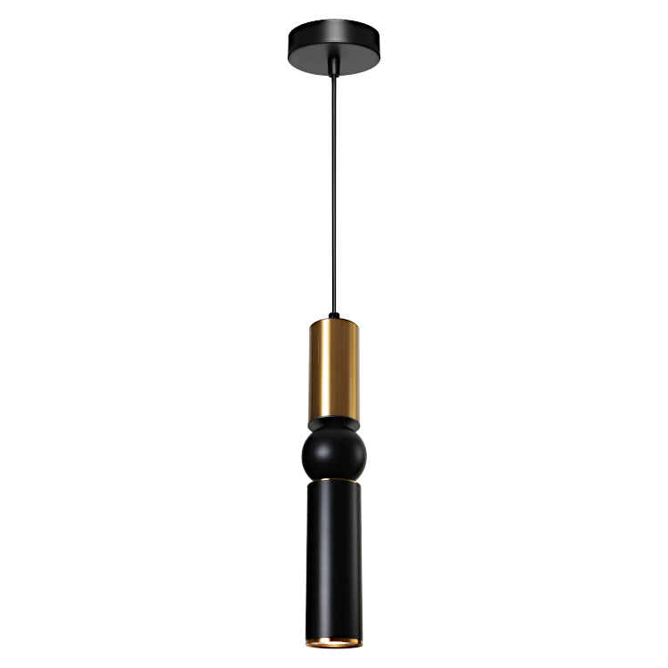 Cougar Rolo 1lt Pendant Black Gold Pendant