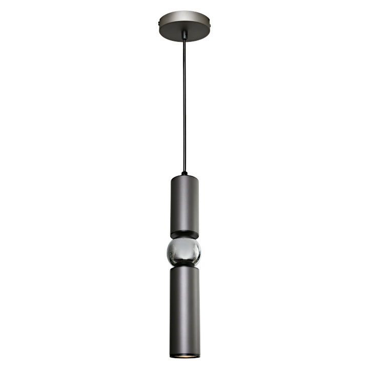 Cougar Rolo 1lt Pendant Charcoal Chrome Pendant