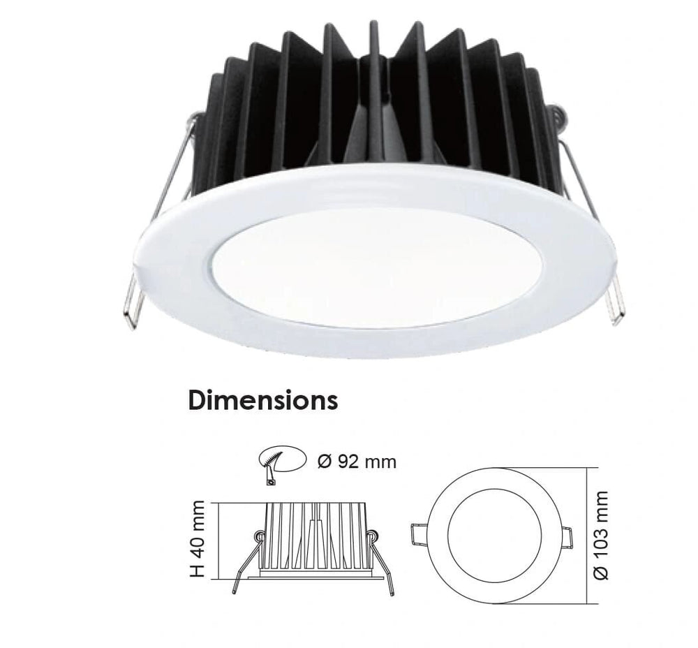 SAL ECOGEM S9041HO/TC - 13W Downlight