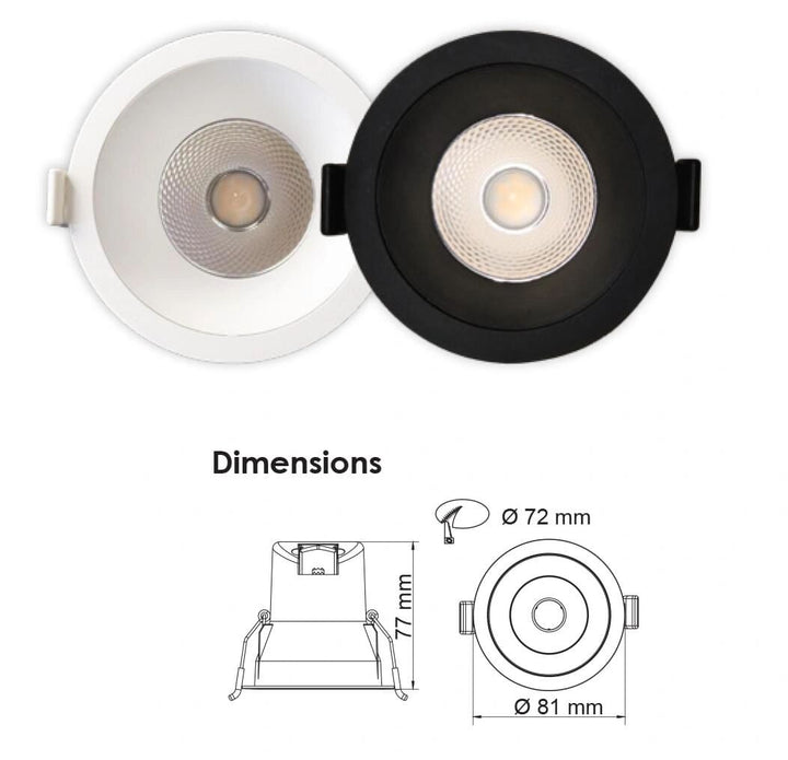 SAL COOLUM PLUS TC S9067/TC - 6W Downlight