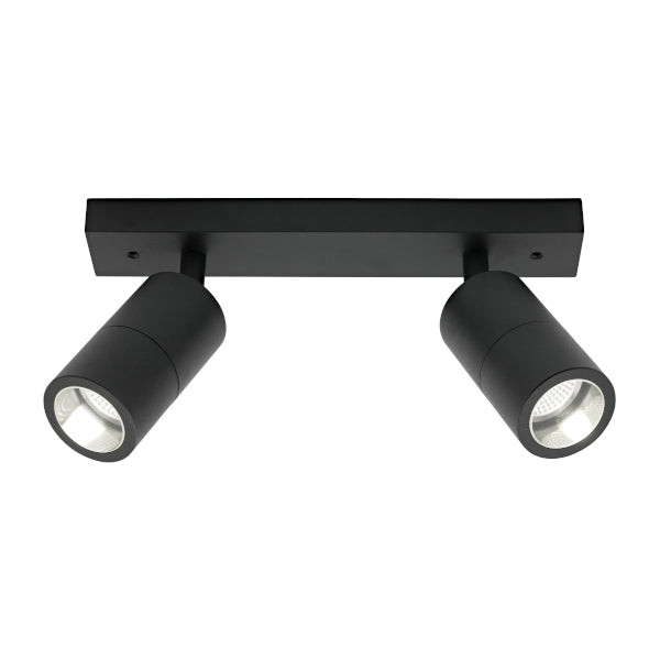 Cougar Stockholm 2lt/3lt/4lt Rail Black 2 Light Spot light