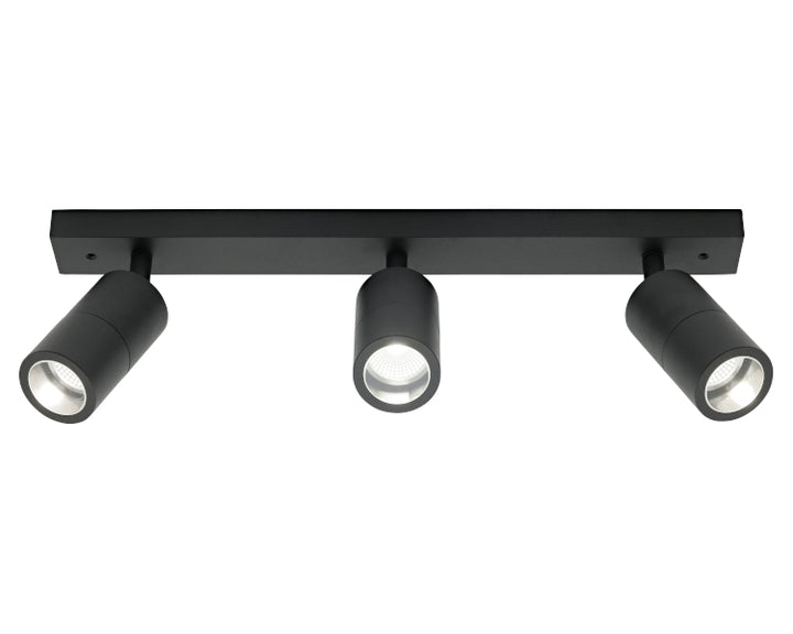 Cougar Stockholm 2lt/3lt/4lt Rail Black 3 Light Spot light