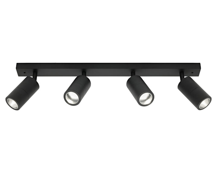 Cougar Stockholm 2lt/3lt/4lt Rail Black 4 Light Spot light