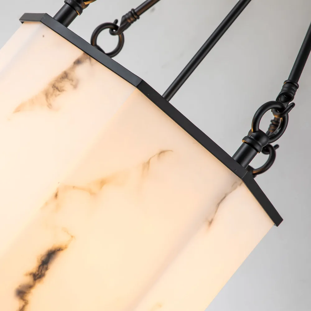 Stone Flower Chandelier Pendant