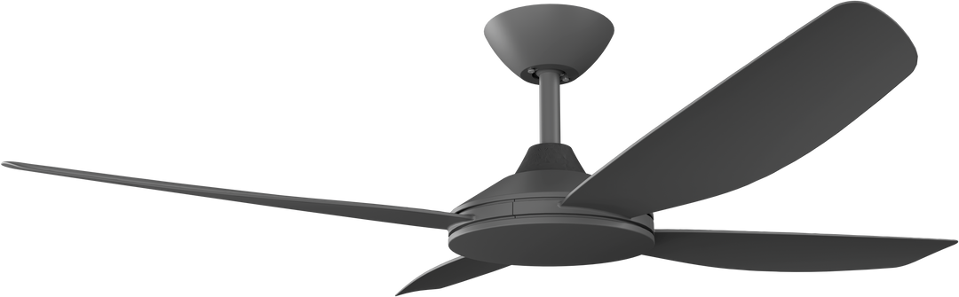 Vanga DC Ceiling Fan Black/White Black Ceiling Fan