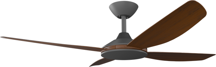 Vanga DC Ceiling fan with Koa Blades Black with Koa Ceiling Fan