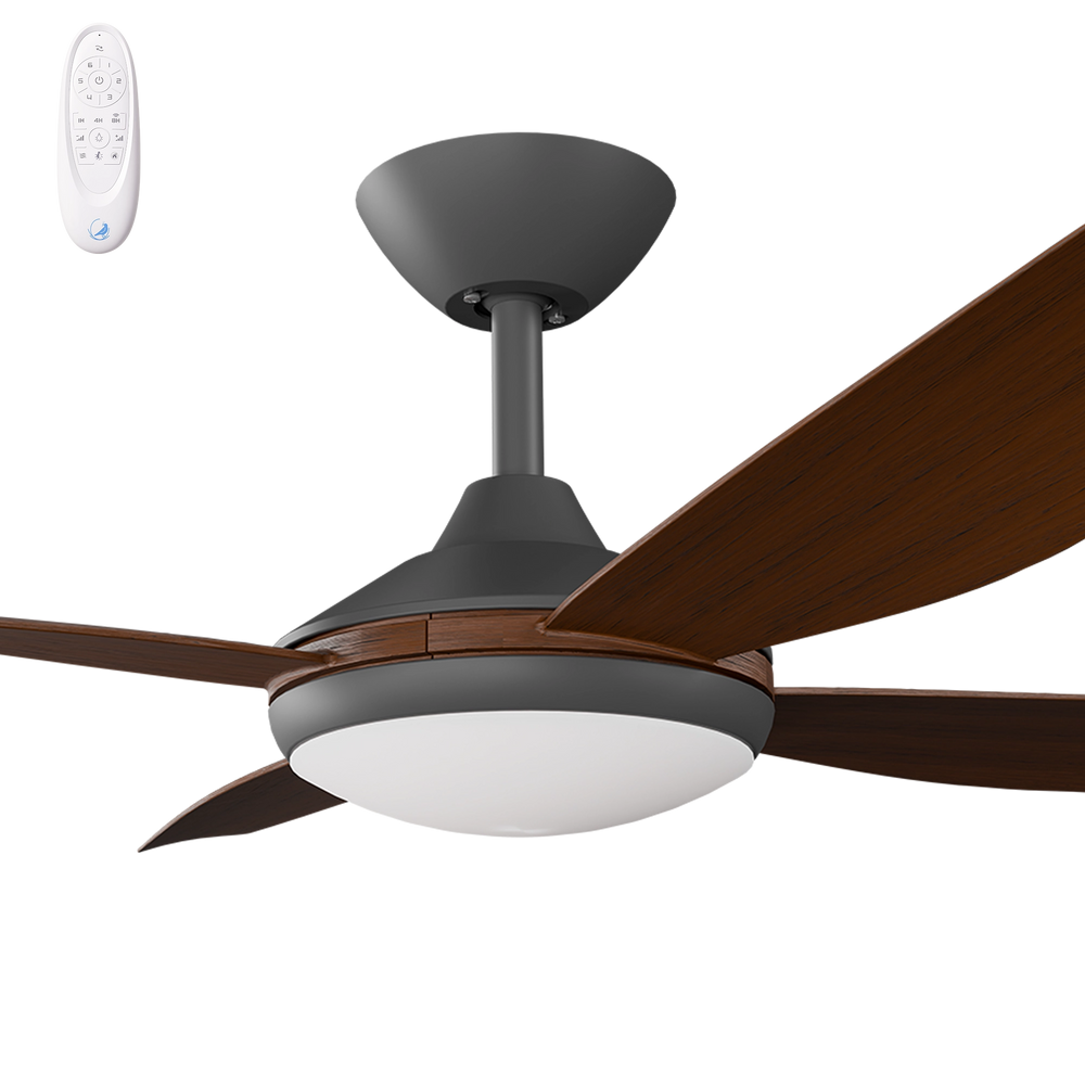 Vanga DC Fan Koa Blades with Light Celling Fan