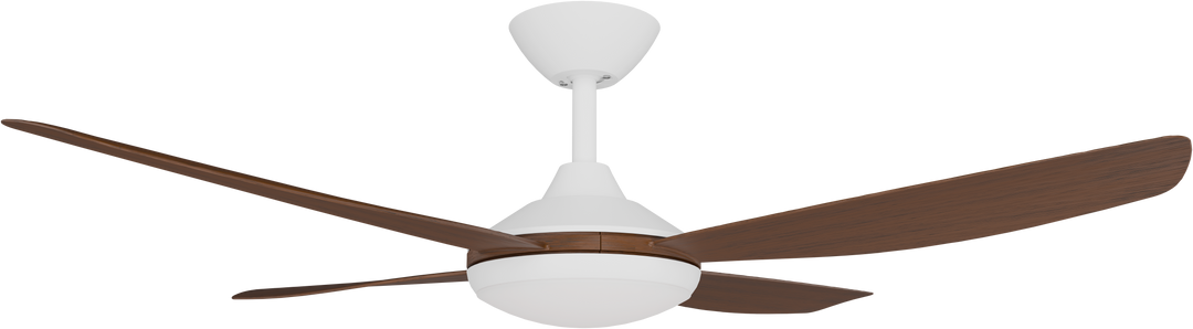Vanga DC Fan Koa Blades with Light White with Koa Celling Fan
