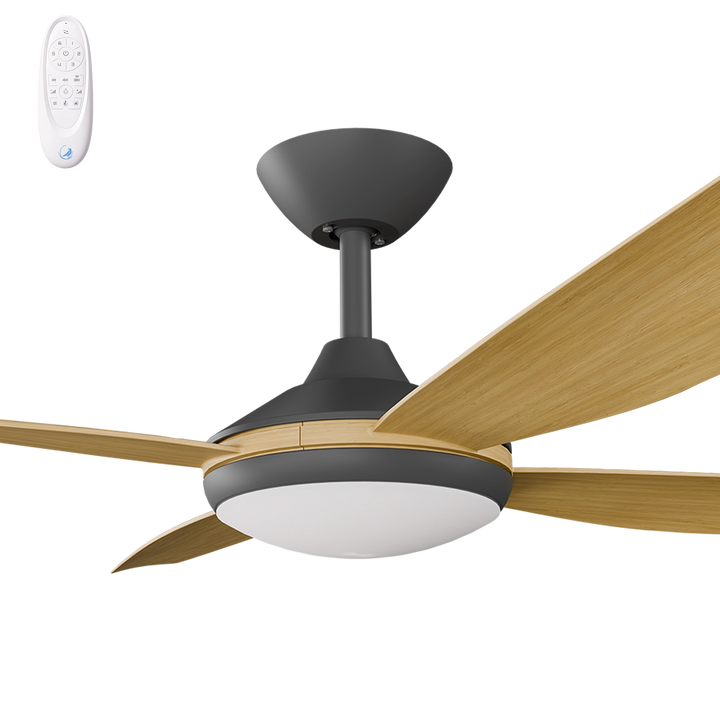 Vanga DC Fan Bamboo blades with Light Ceiling Fan