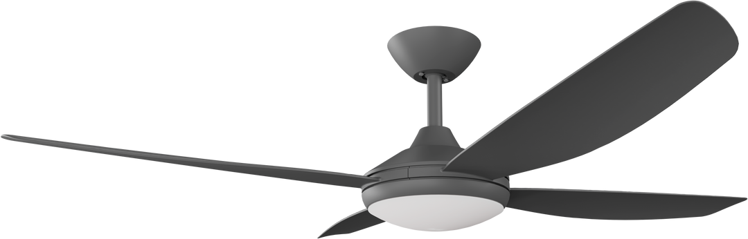 Vanga DC Fan with Black/ white Blades with Light Black Ceiling Fan