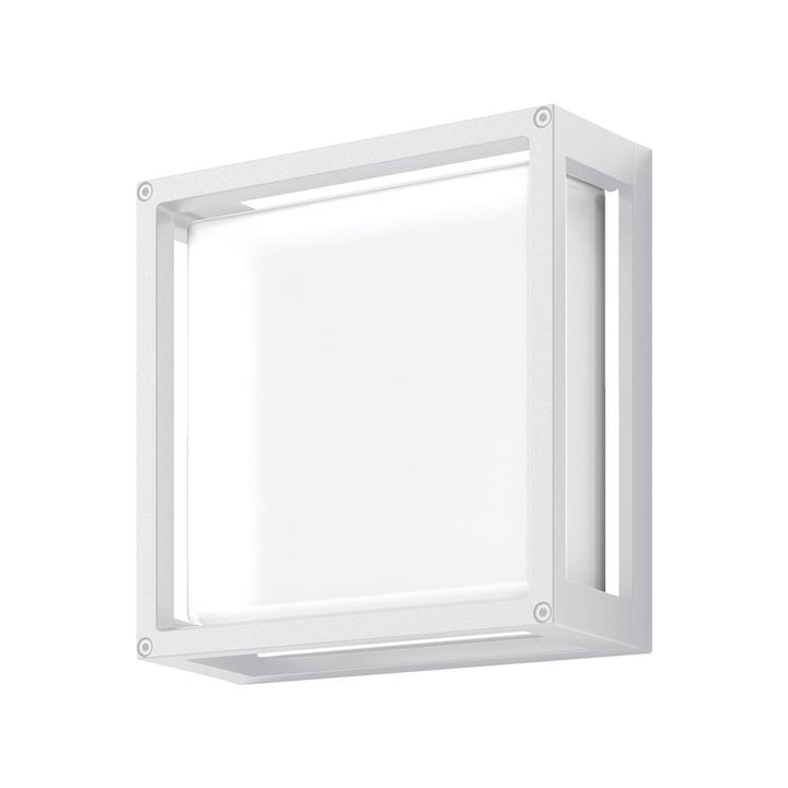 YORK-12 12W Led Square Wall Light IP65 240v White Wall light