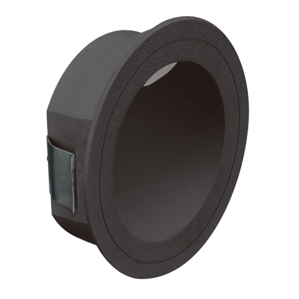 YOU-3W Round Recessed LED Step Light IP54 240v Black step light