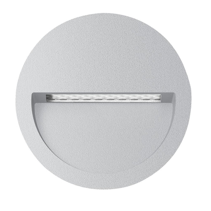 ZAC-4 RND REC IP65 4W 12V Silver step light