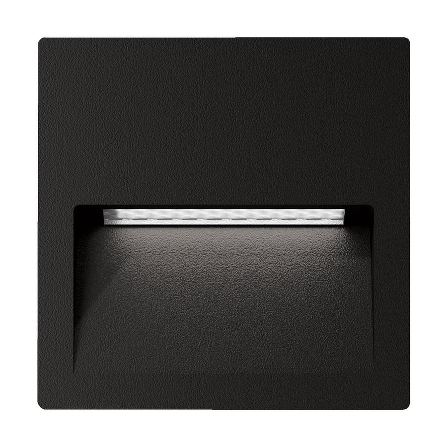 ZAC-4 SQR REC IP65 4W 12V Black step light