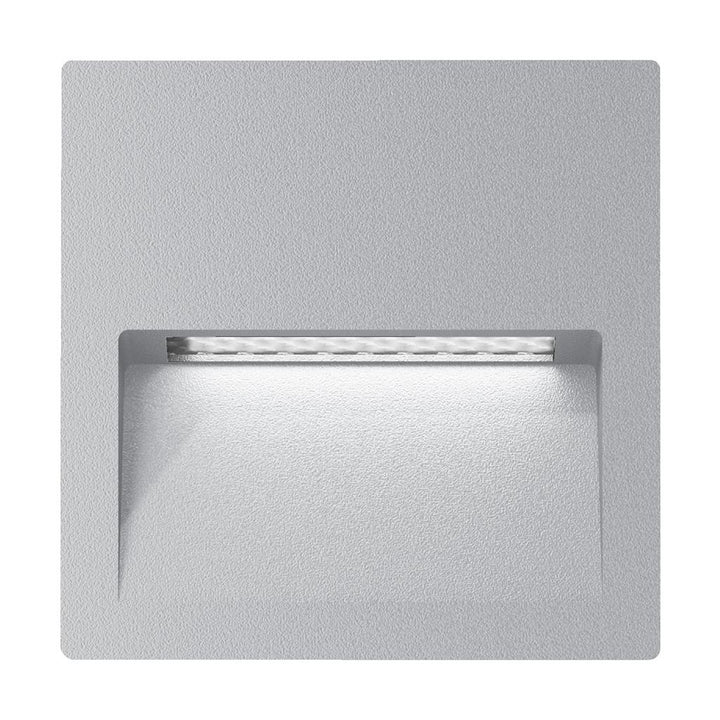 ZAC-4 SQR REC IP65 4W 12V Silver step light