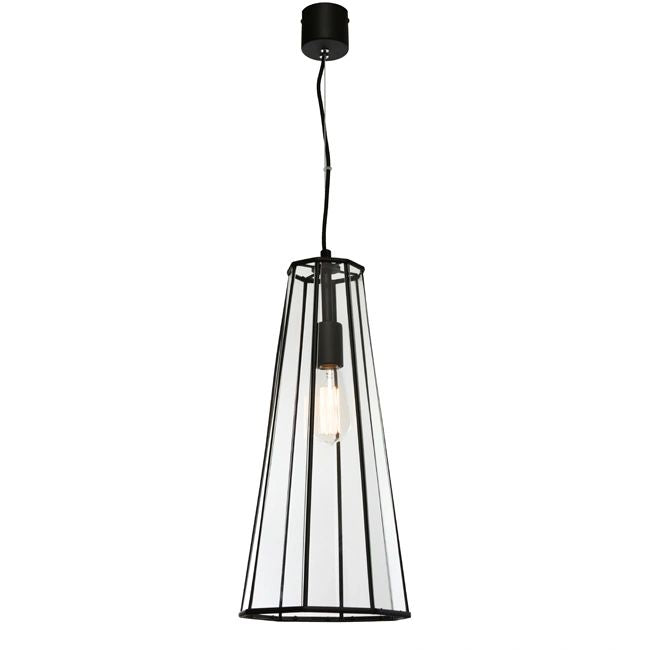 Cougar Zara 1lt Pendant Black Pendant