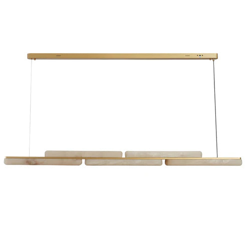 Lina Marble Pendant Light in Antique Brass or Brass