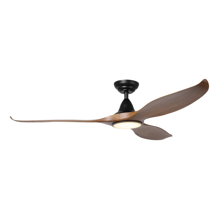EGLO NOOSA 60 DC ceiling fan TEAK with LED Light