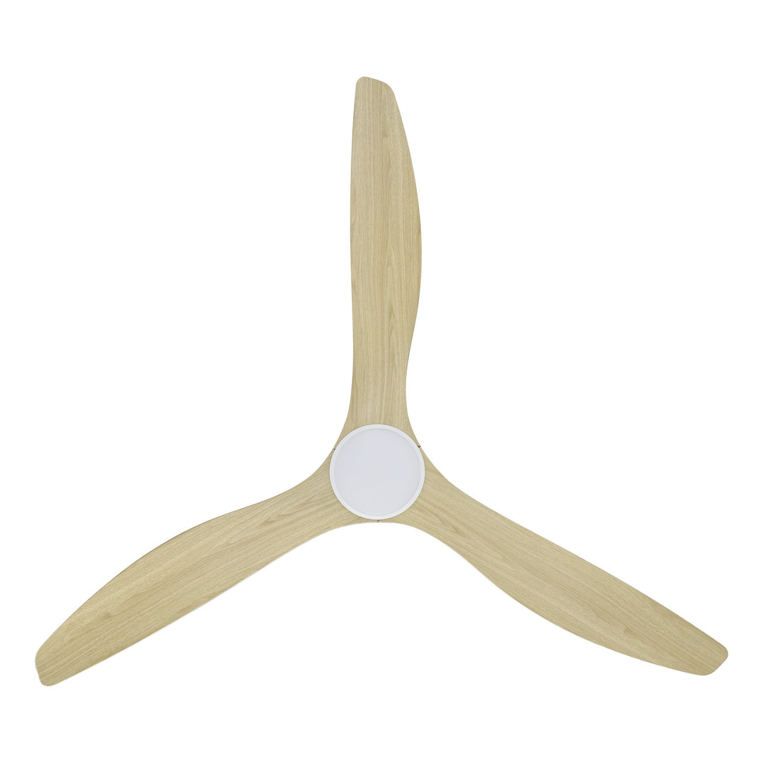 SURF 72 ceiling fan with LED light Light Oak Celling Fan
