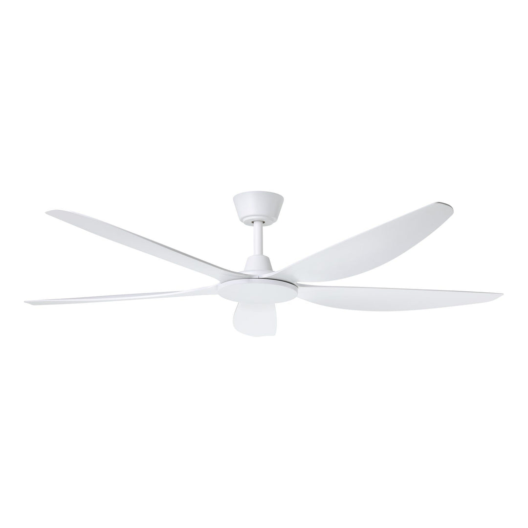 MIAMI DC Smart Ceiling Fan with Remote and Wall Control White Ceiling Fan