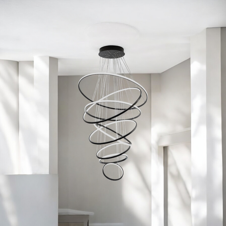 Halo Pendant Light 8 Rings