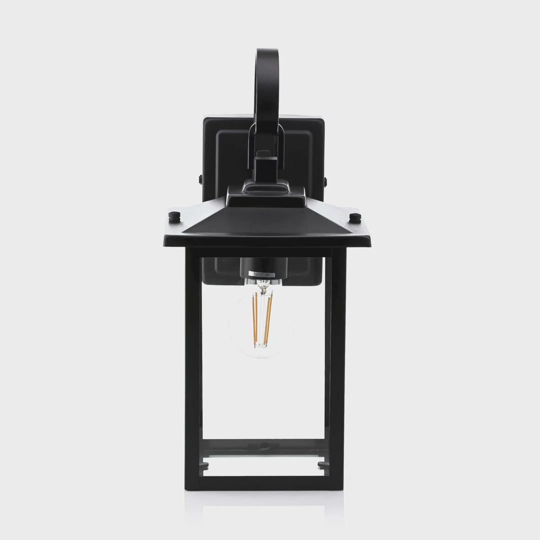 HV3535W-S-BLK - Madix Galvanised Iron Black Wall Light WALL LIGHT