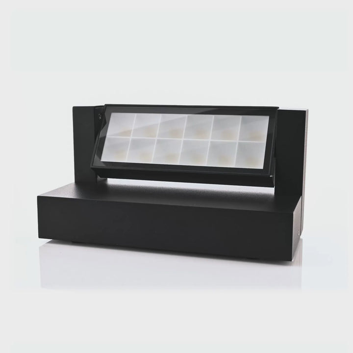 HV3732T-BLK - Locu Aluminium Black 24w Adjustable LED Floodlight WALL LIGHT