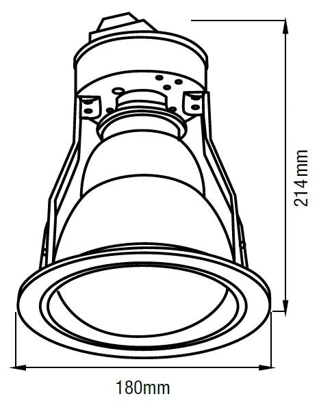 Martec Uno Single Heat Lamp Bathroom Heater