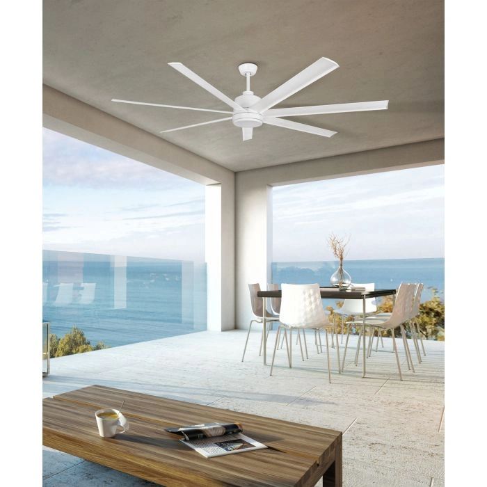 EGLO TOURBILLION 80 DC ceiling fan MATTE WHITE