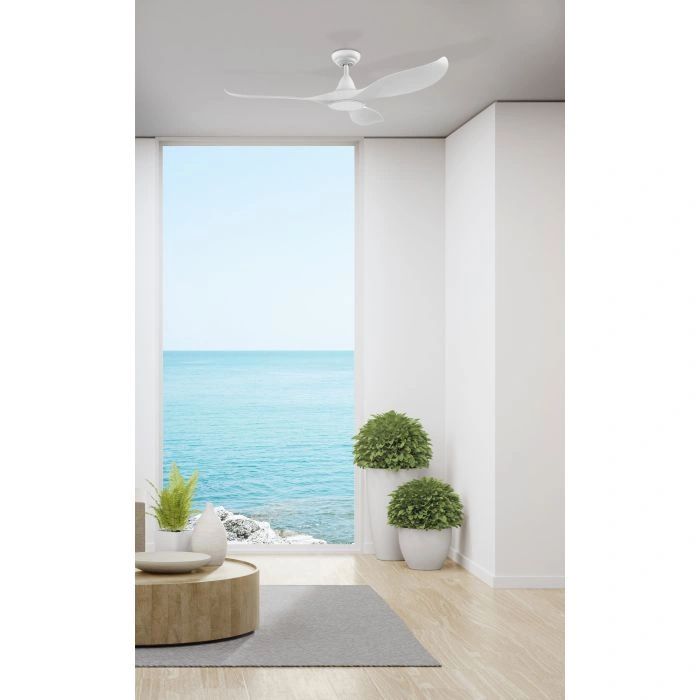 EGLO NOOSA 52 DC ceiling fan MATTE WHITE