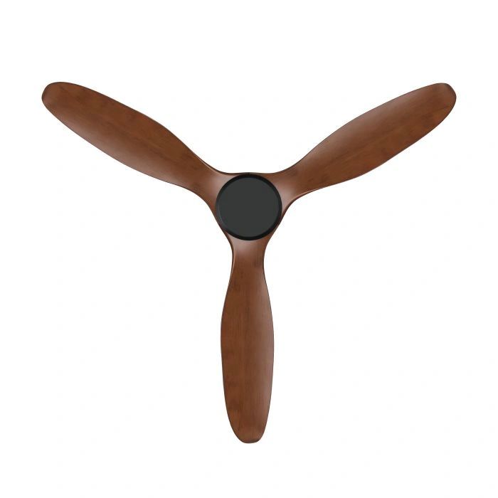 EGLO NOOSA 60 DC ceiling fan DARK NATURAL TIMBER