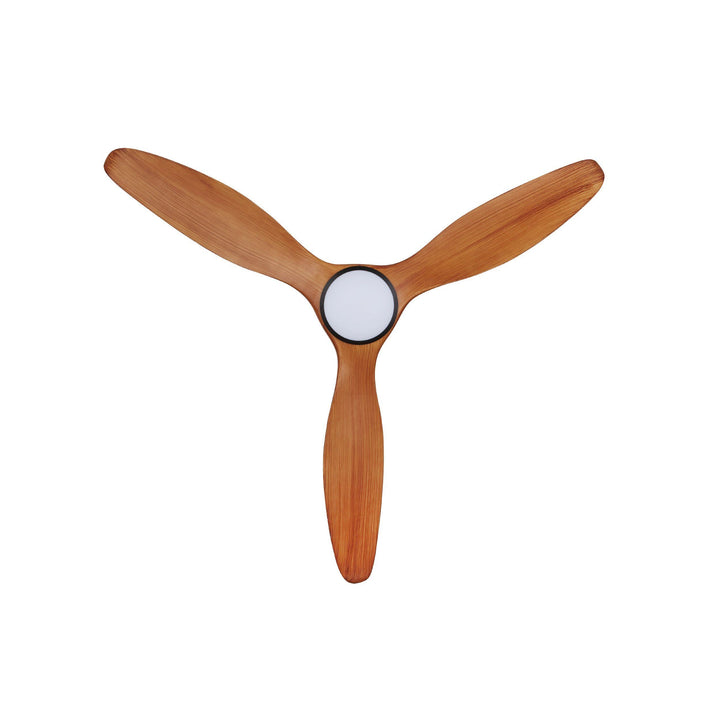 EGLO NOOSA 60 DC ceiling fan with LED light TEAK