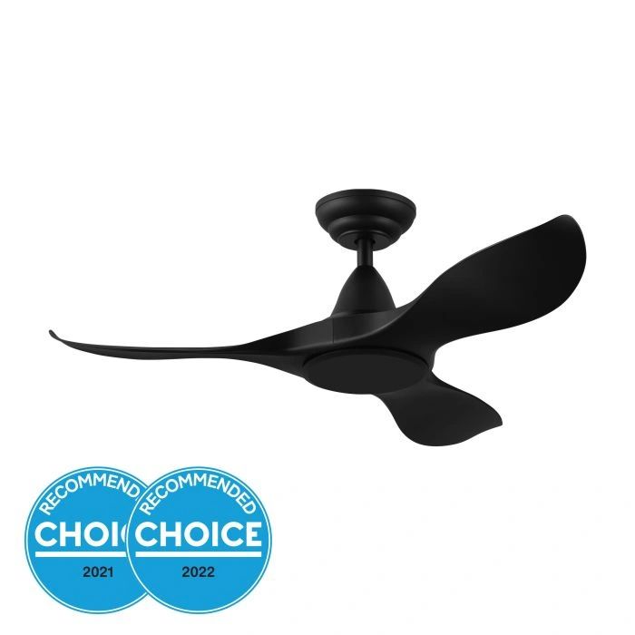 EGLO NOOSA 40 DC ceiling fan MATTE BLACK