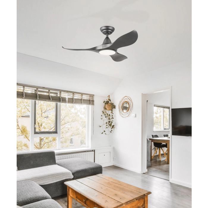 EGLO NOOSA 40 DC ceiling fan TITANIUM