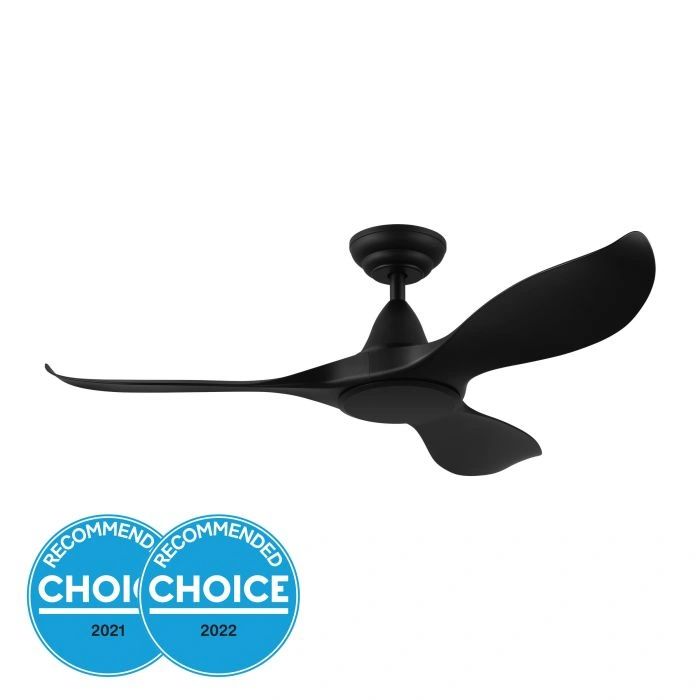 EGLO NOOSA 46 DC ceiling fan MATTE BLACK