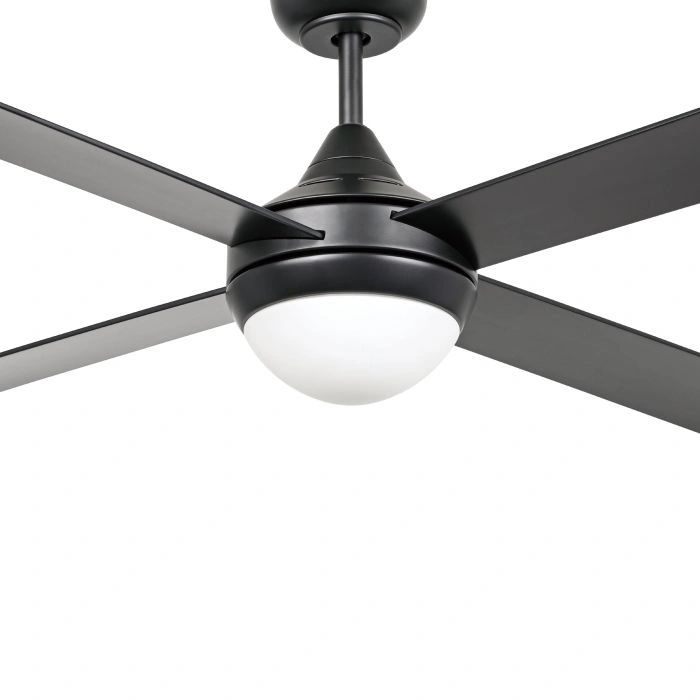 EGLO STRADBROKE 48 DC ceiling fan with E27 light MATTE BLACK