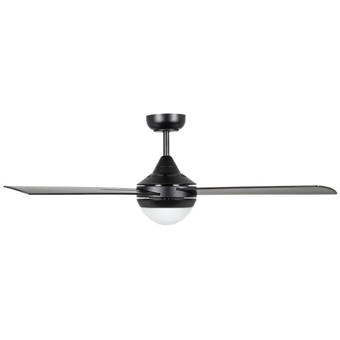 EGLO STRADBROKE 48 DC ceiling fan with E27 light MATTE BLACK