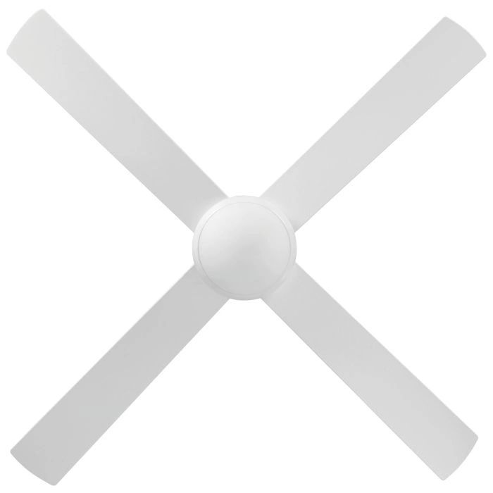 EGLO STRADBROKE 52 DC ceiling fan with E27 light MATTE WHITE