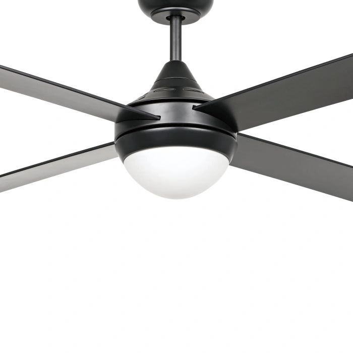 EGLO STRADBROKE 52 DC ceiling fan with E27 light MATTE BLACK