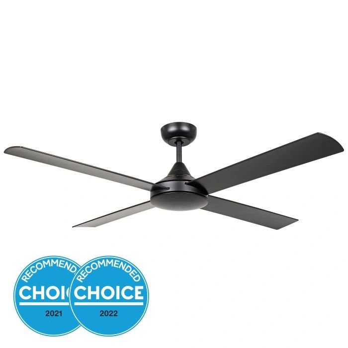 EGLO STRADBROKE 52 DC ceiling fan MATTE BLACK