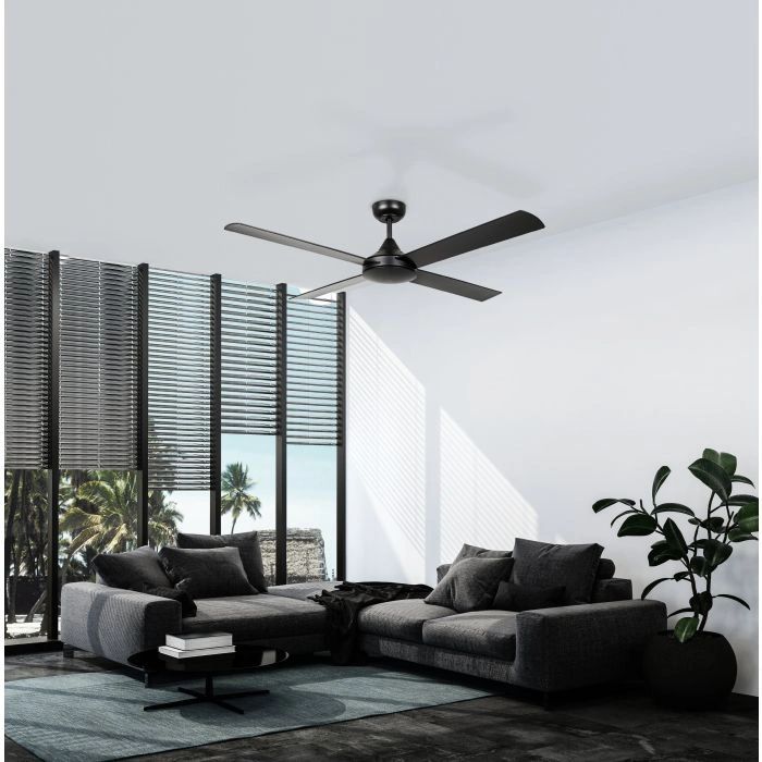 EGLO STRADBROKE 52 DC ceiling fan MATTE BLACK